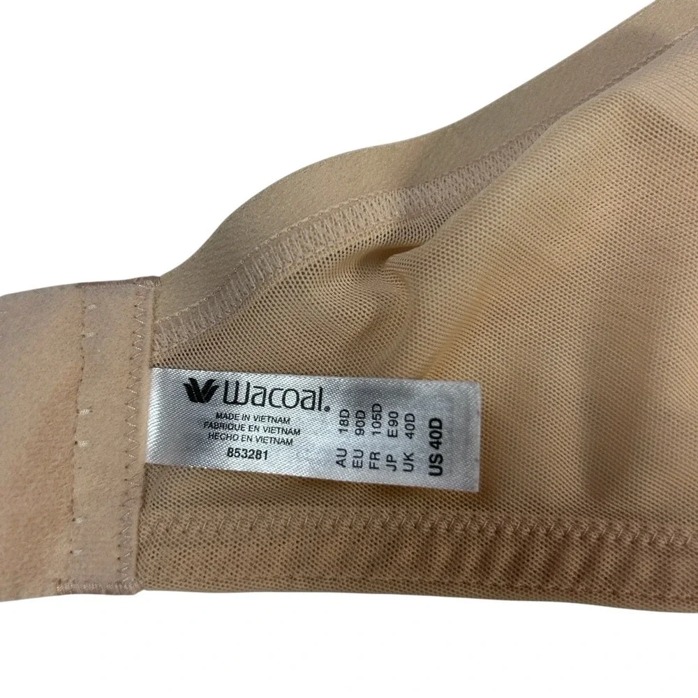 Wacoal Bra US 40D Style #853281 Ultimate‎ Side Smoother T-shirt Bra Underwire